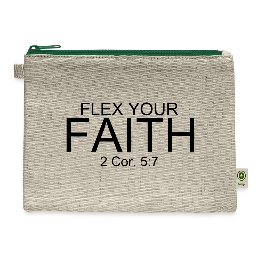 Carry All Pouch - natural/green