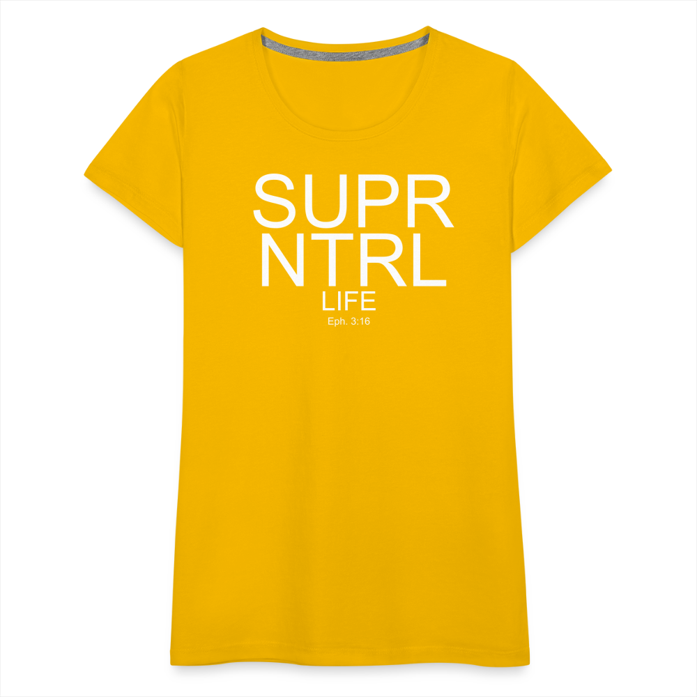 Supernatural Life Women’s Premium T-Shirt - sun yellow