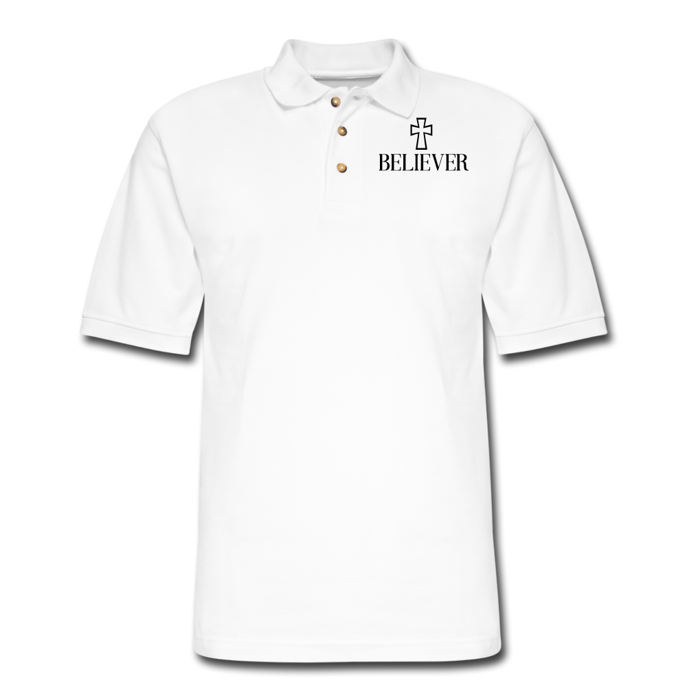 Believer Men's Pique Polo Shirt Elisheba M6:33