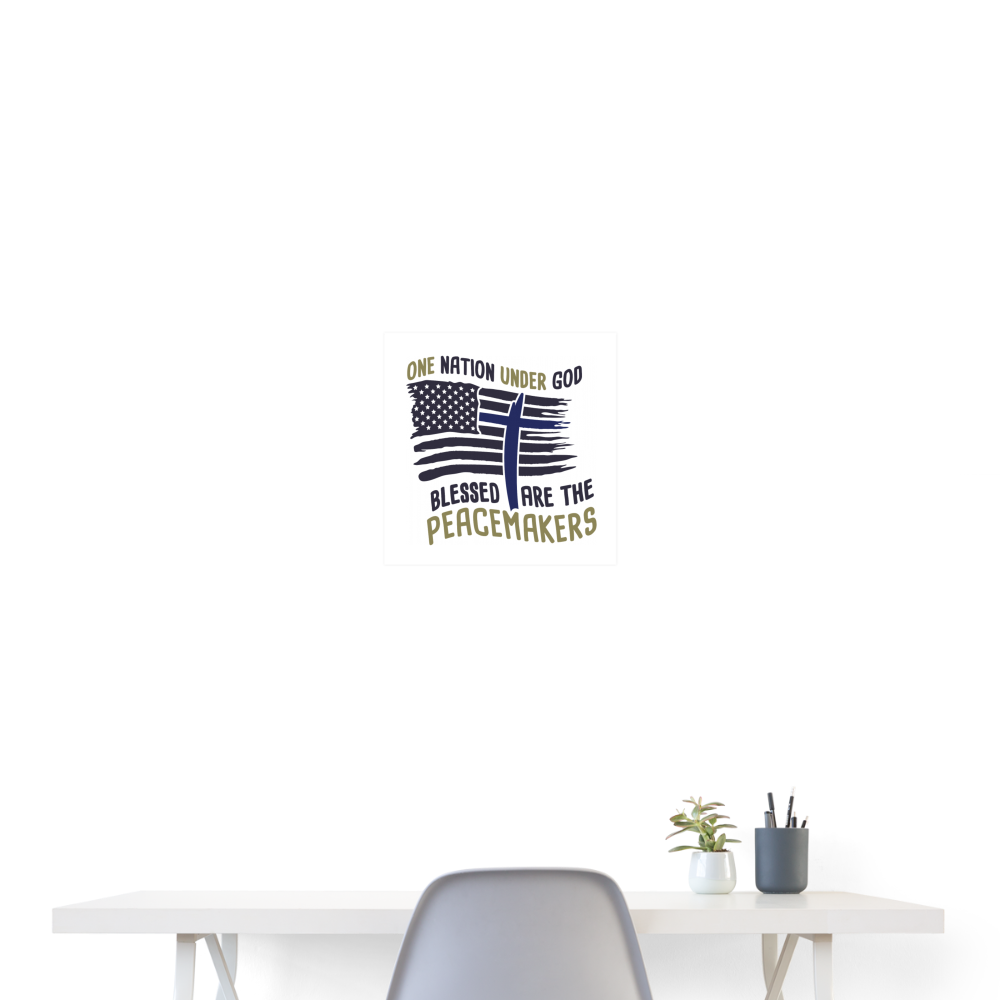 Peacemakers Poster 16x16 Elisheba M6:33