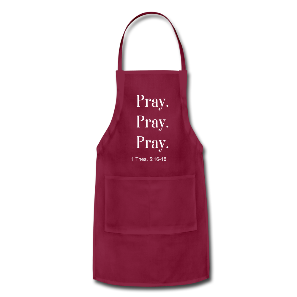 Pray. Adjustable Apron Elisheba M6:33