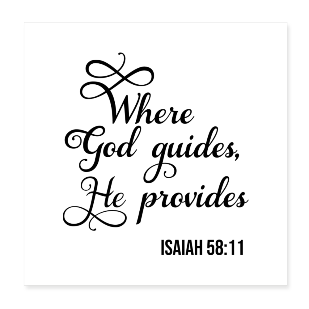 Provides Poster 8x8 Elisheba M6:33