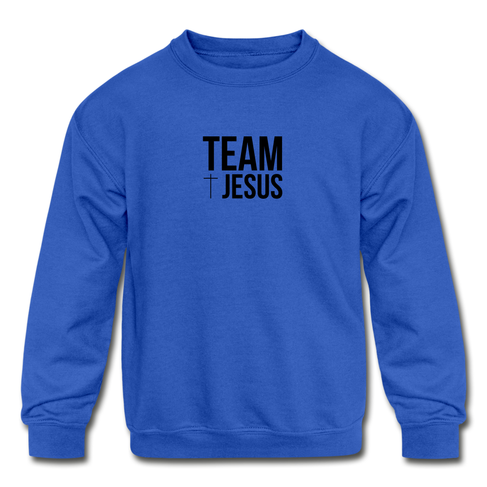 Team Jesus Kids' Crewneck Sweatshirt Elisheba M6:33