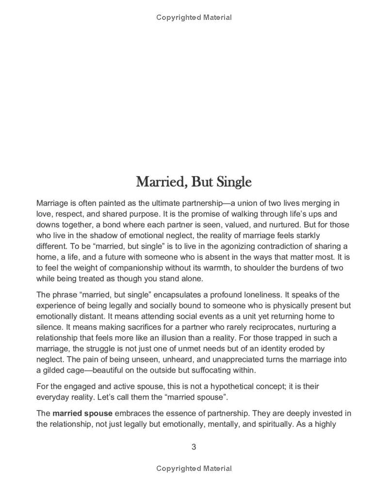 Married, but Single: When Two Hearts Share Vows But Not Lives