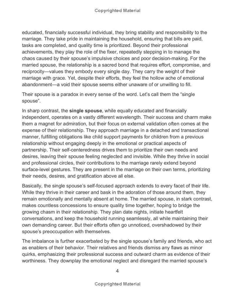 Married, but Single: When Two Hearts Share Vows But Not Lives