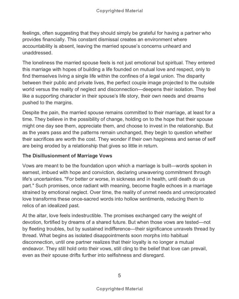 Married, but Single: When Two Hearts Share Vows But Not Lives