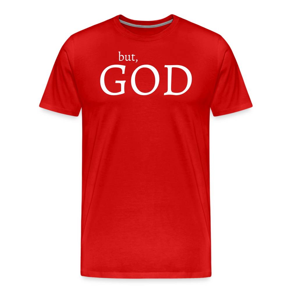 But God Men's Premium T-Shirt - red