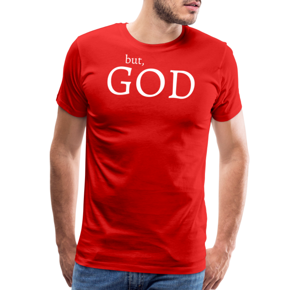 But God Men's Premium T-Shirt - red
