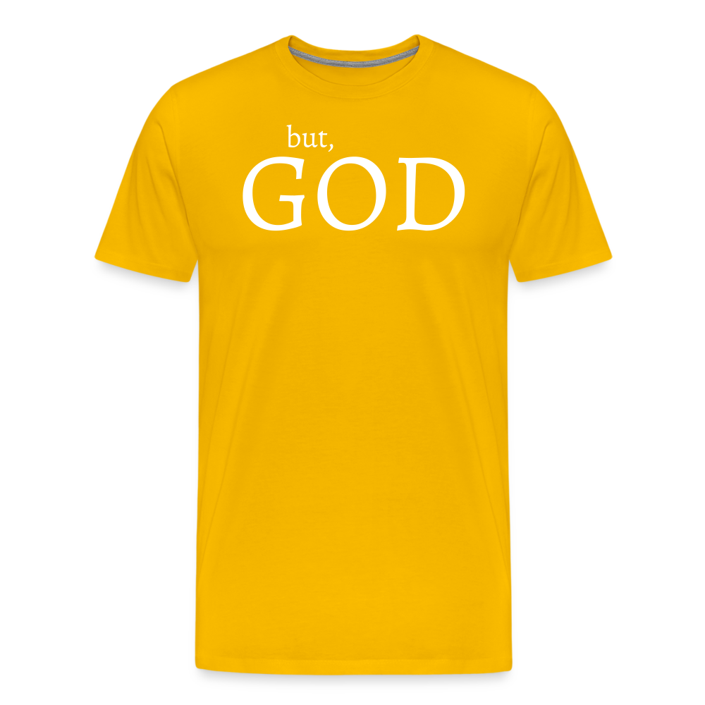 But God Men's Premium T-Shirt - sun yellow