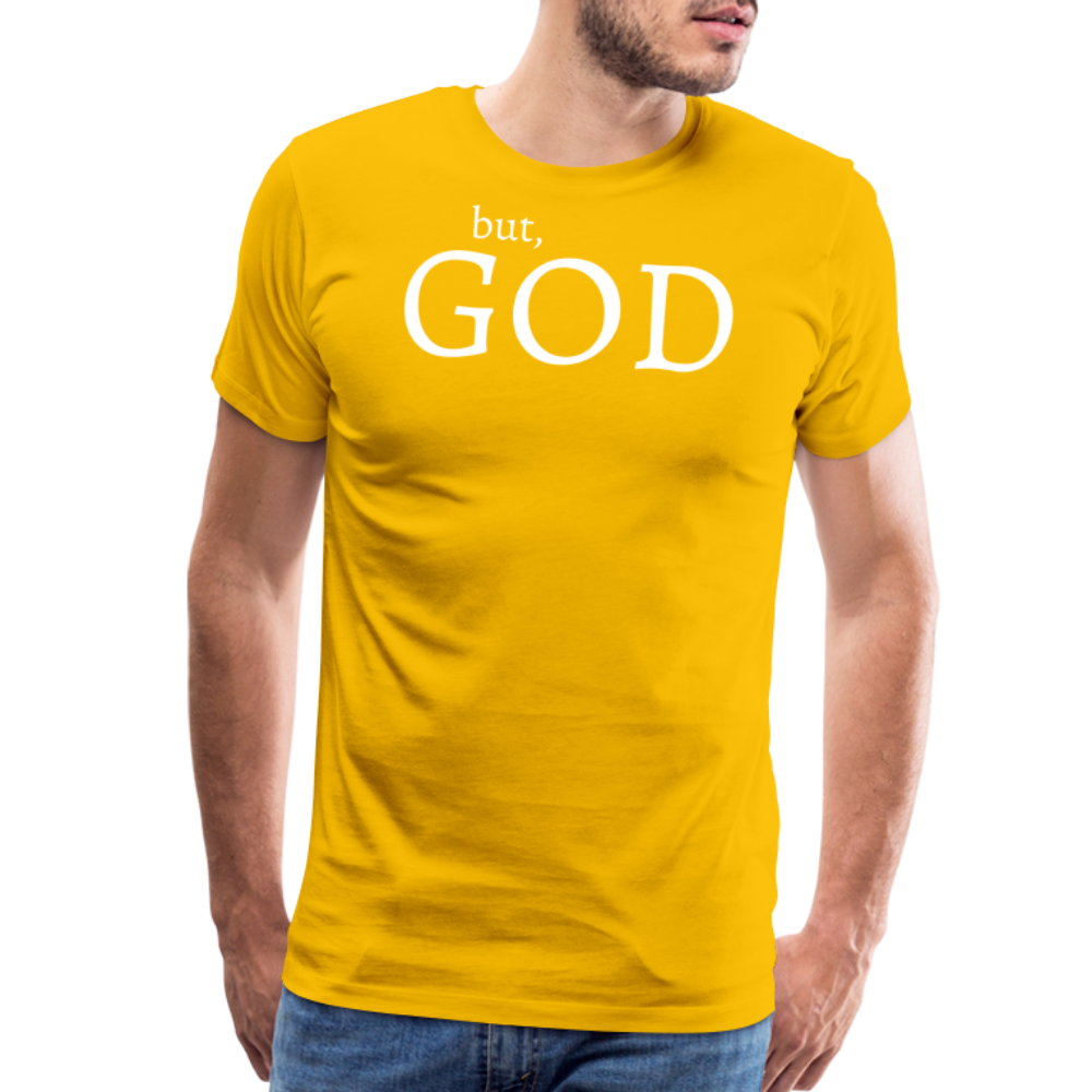 But God Men's Premium T-Shirt - sun yellow