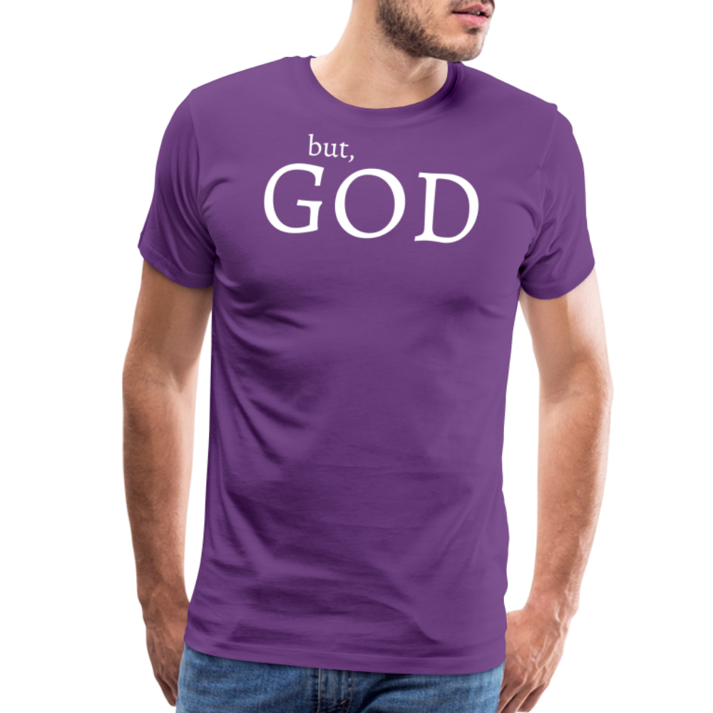 But God Men's Premium T-Shirt - purple