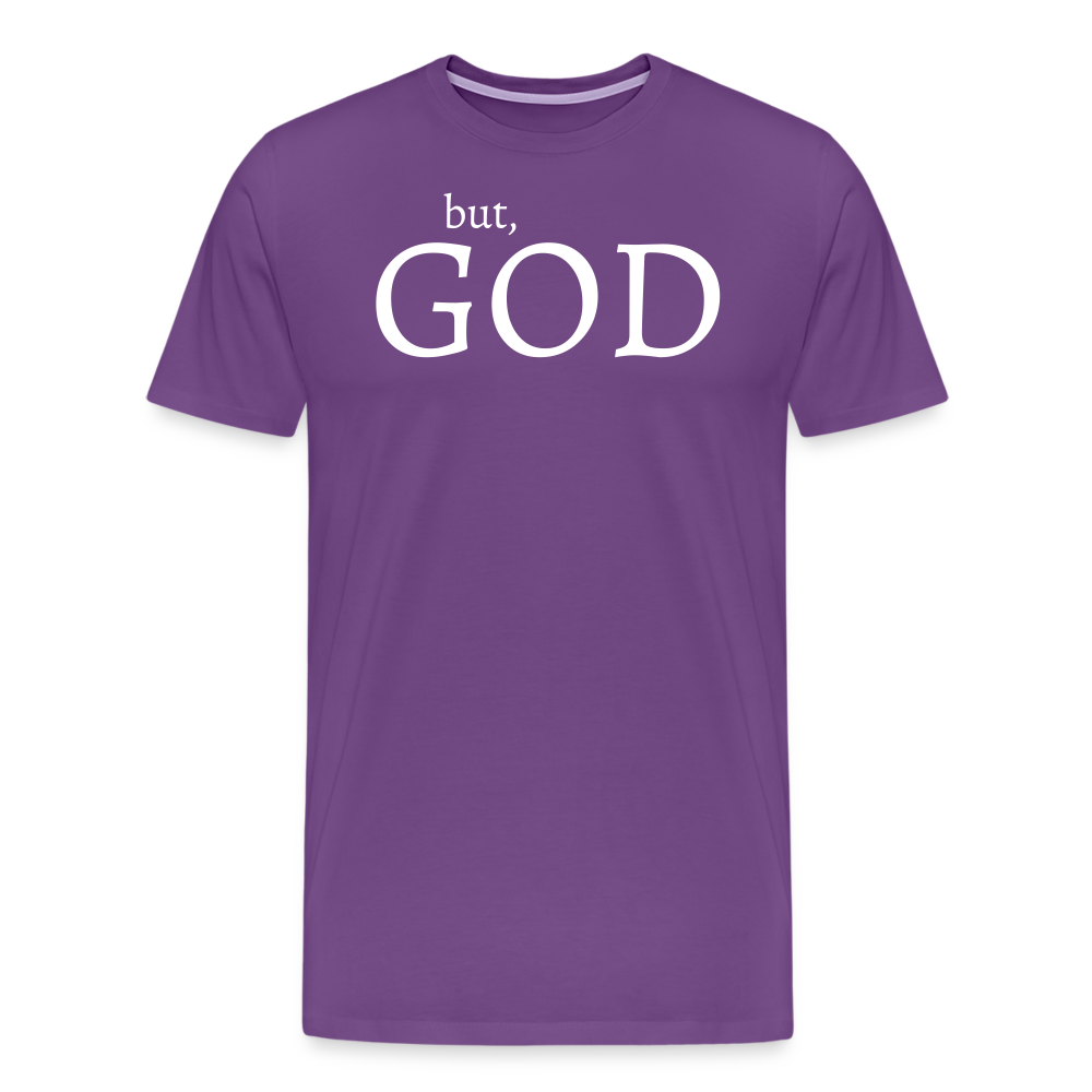 But God Men's Premium T-Shirt - purple
