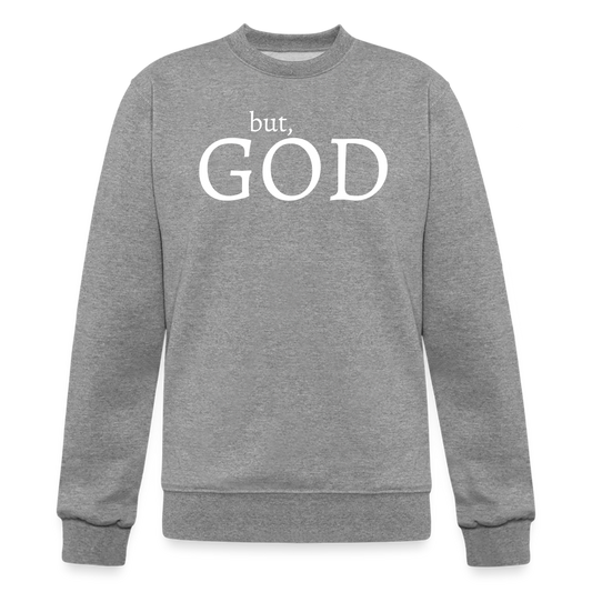 but God Champion Unisex Powerblend Sweatshirt - heather gray