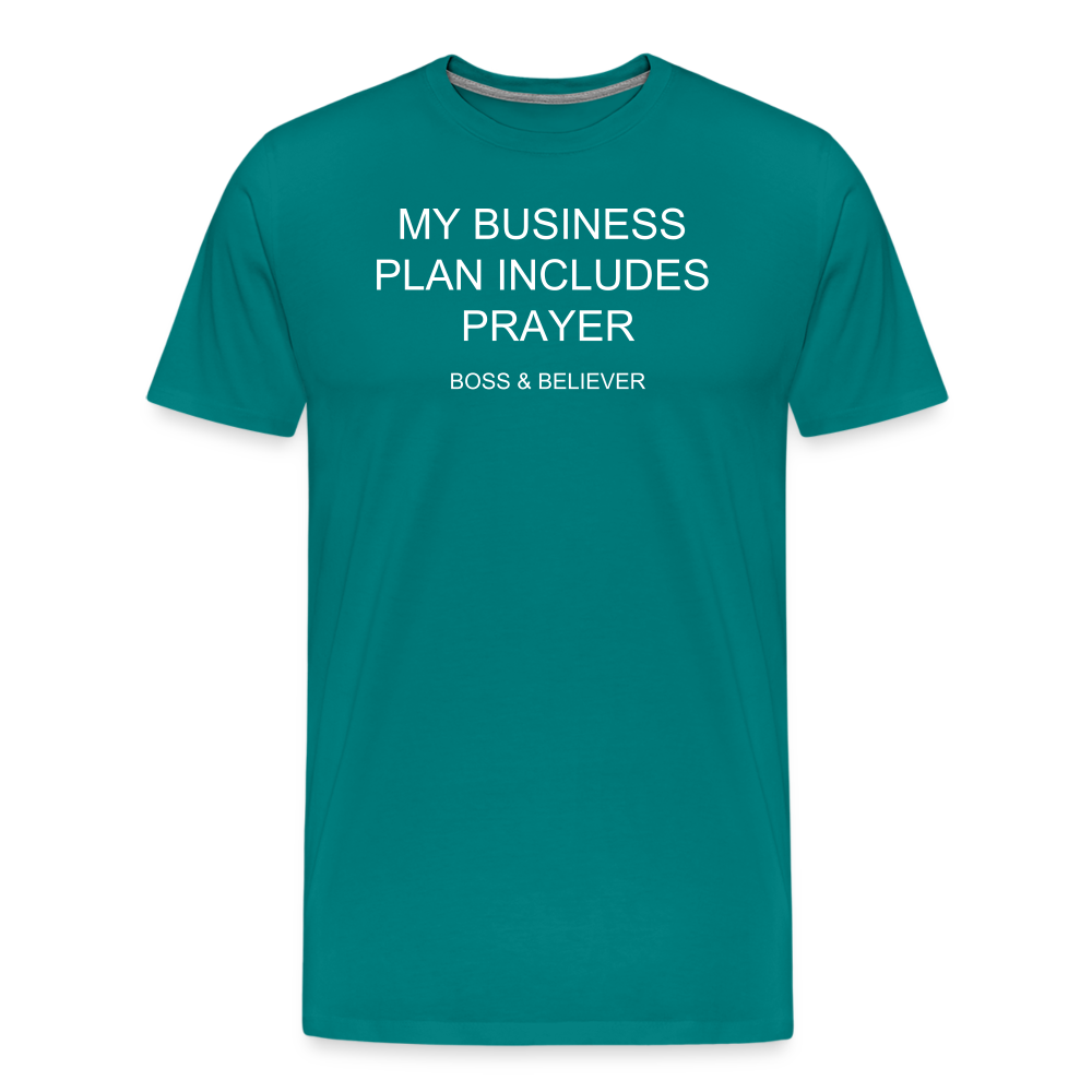 Boss & Believer Men's Premium T-Shirt - teal