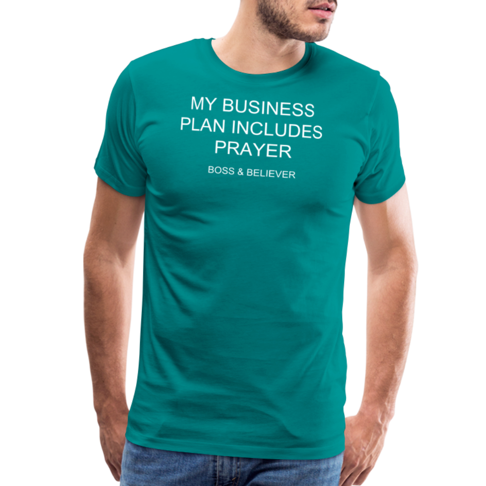 Boss & Believer Men's Premium T-Shirt - teal