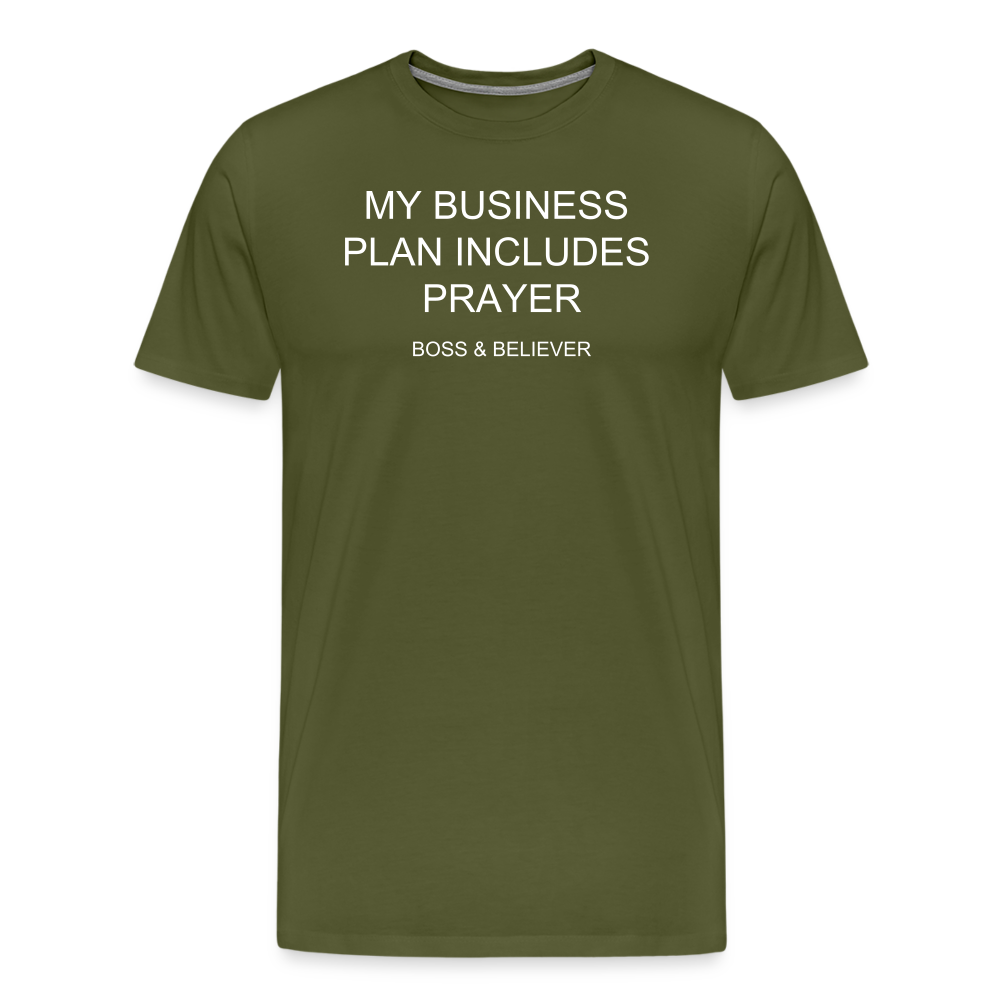 Boss & Believer Men's Premium T-Shirt - olive green