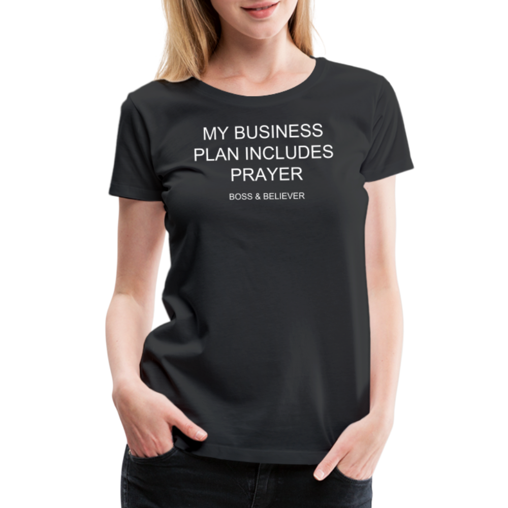 Boss & Believer Women’s Premium T-Shirt - black