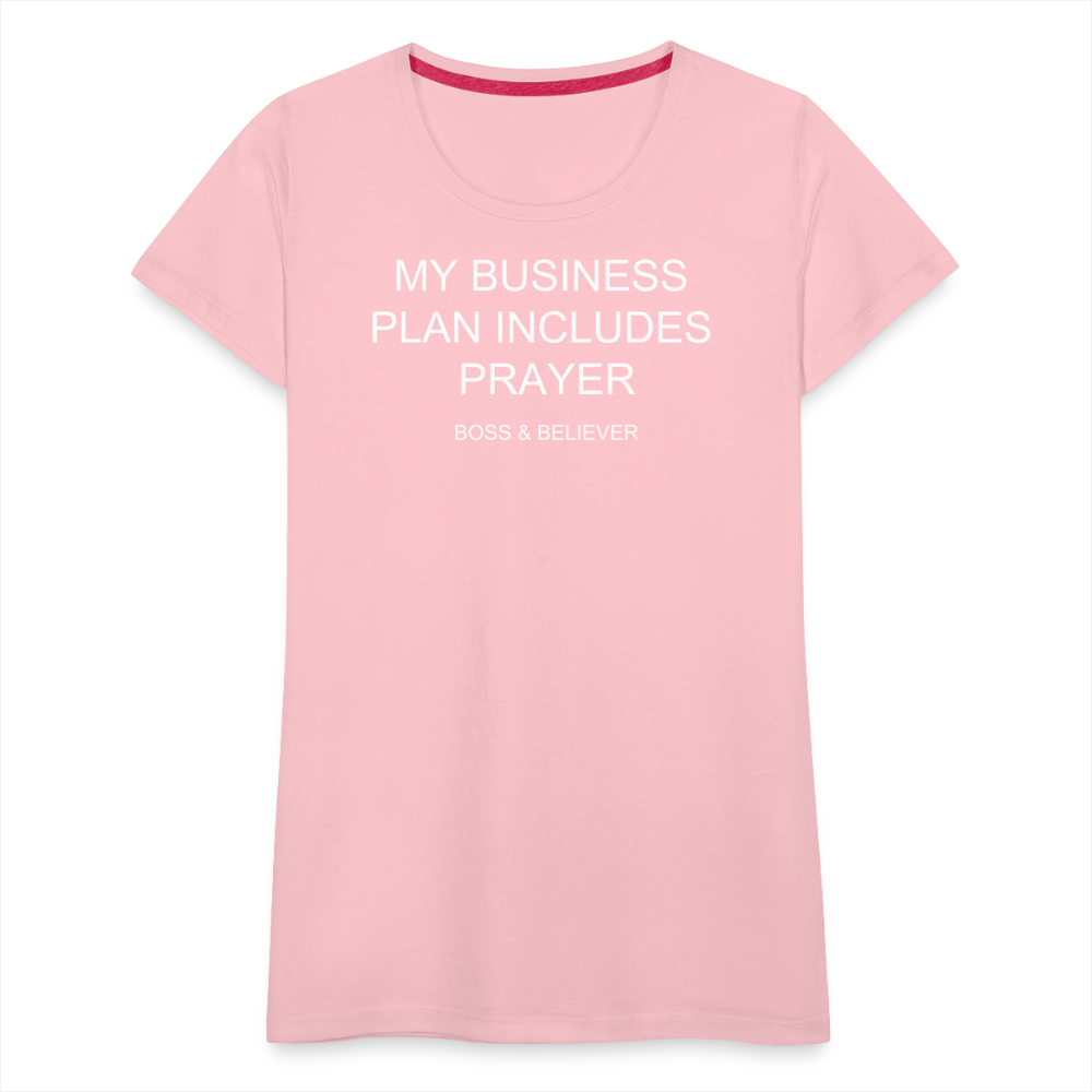 Boss & Believer Women’s Premium T-Shirt - pink