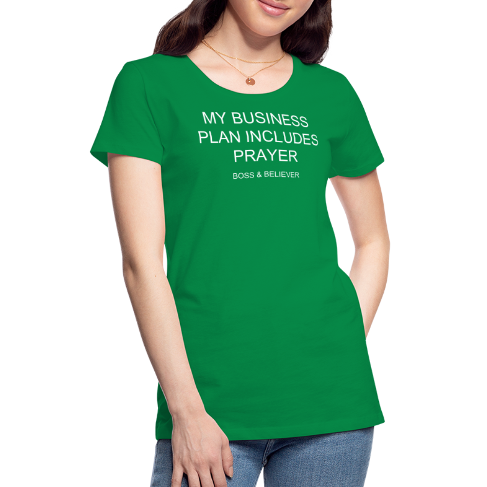 Boss & Believer Women’s Premium T-Shirt - kelly green