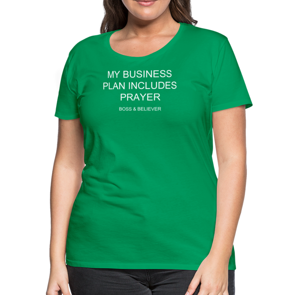 Boss & Believer Women’s Premium T-Shirt - kelly green