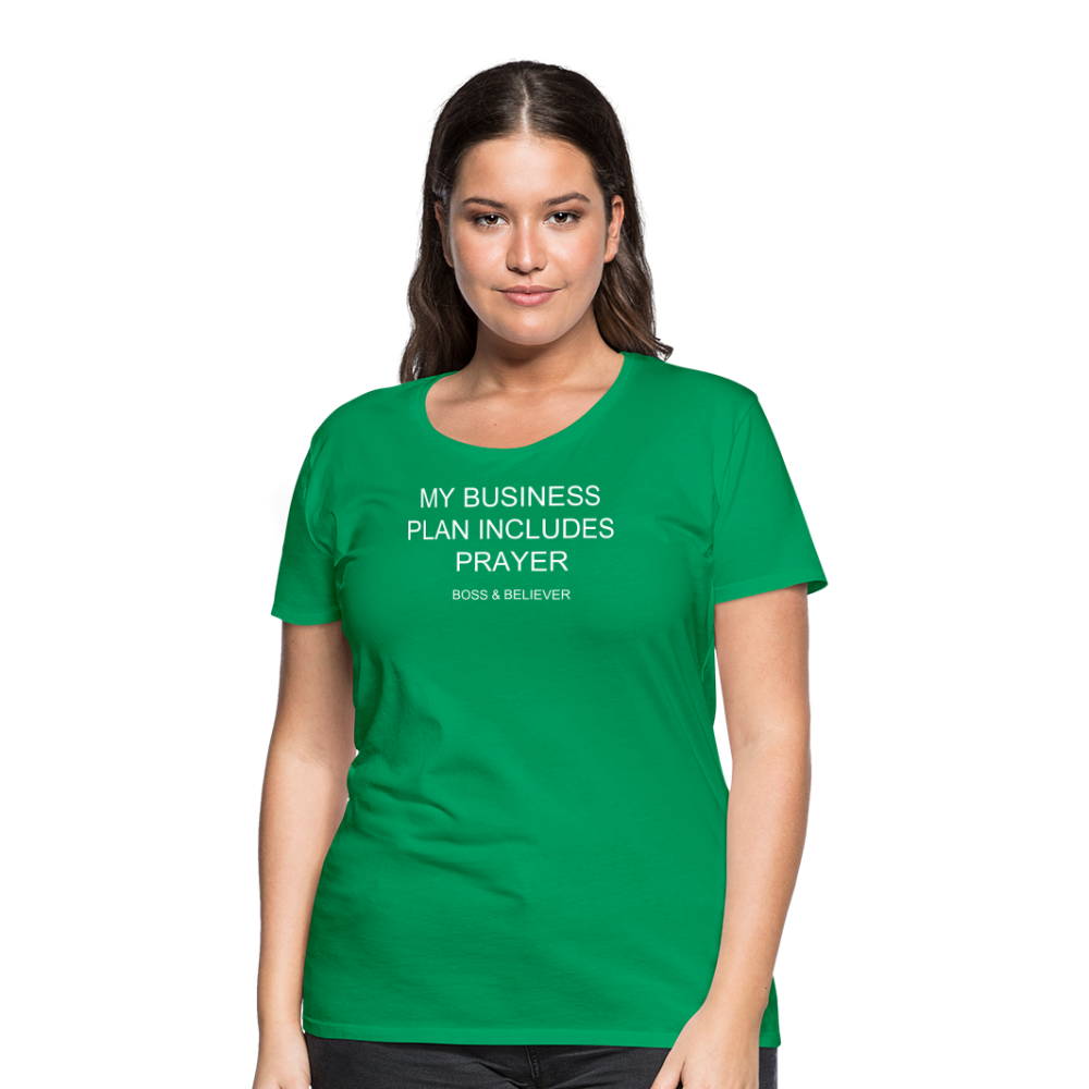 Boss & Believer Women’s Premium T-Shirt - kelly green