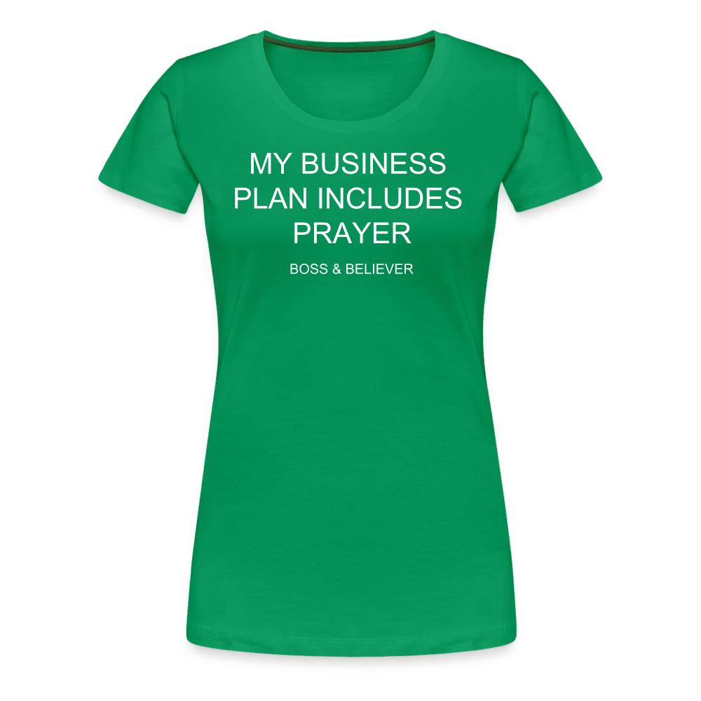 Boss & Believer Women’s Premium T-Shirt - kelly green