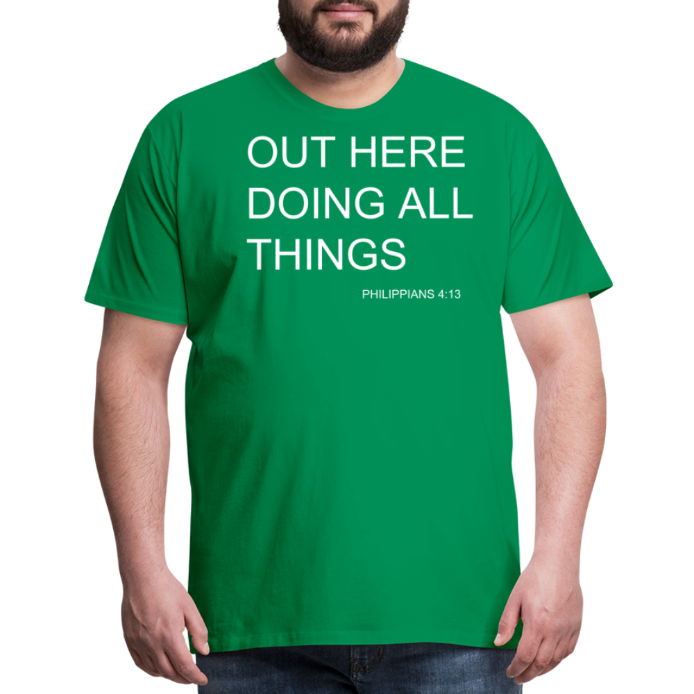 Doing All Things Men's Premium T-Shirt - kelly green