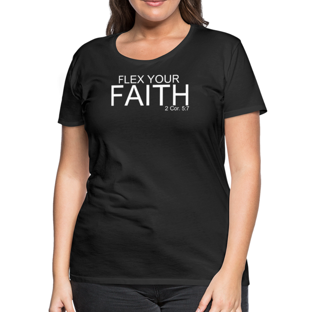 Faith Flex Women’s Premium T-Shirt - black