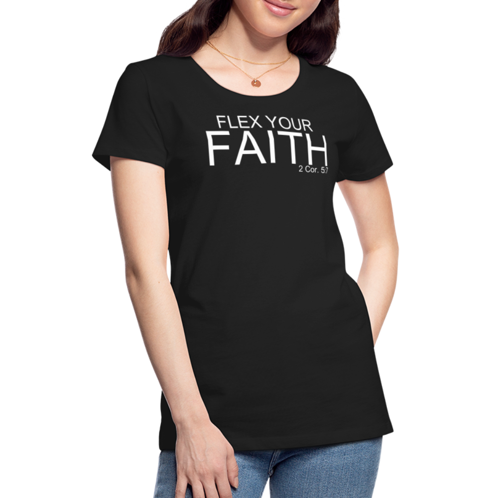 Faith Flex Women’s Premium T-Shirt - black