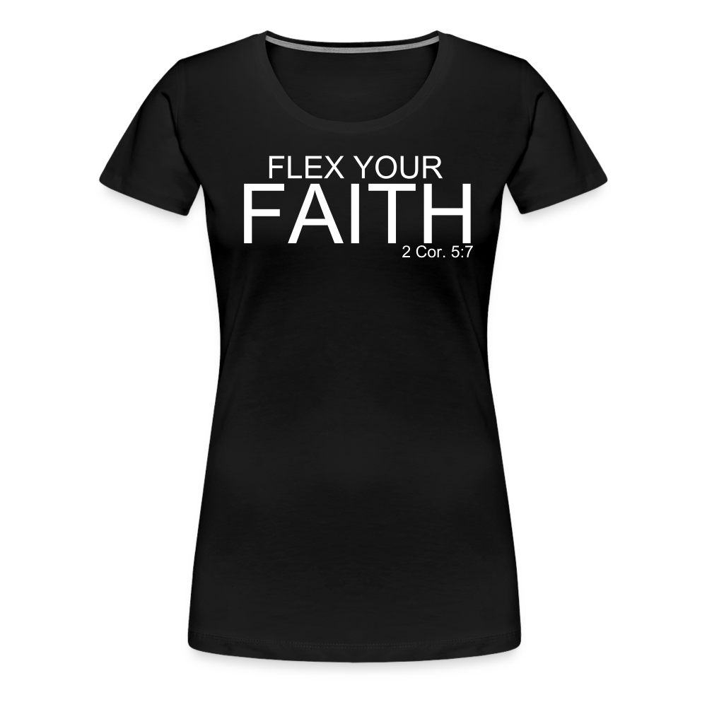 Faith Flex Women’s Premium T-Shirt - black