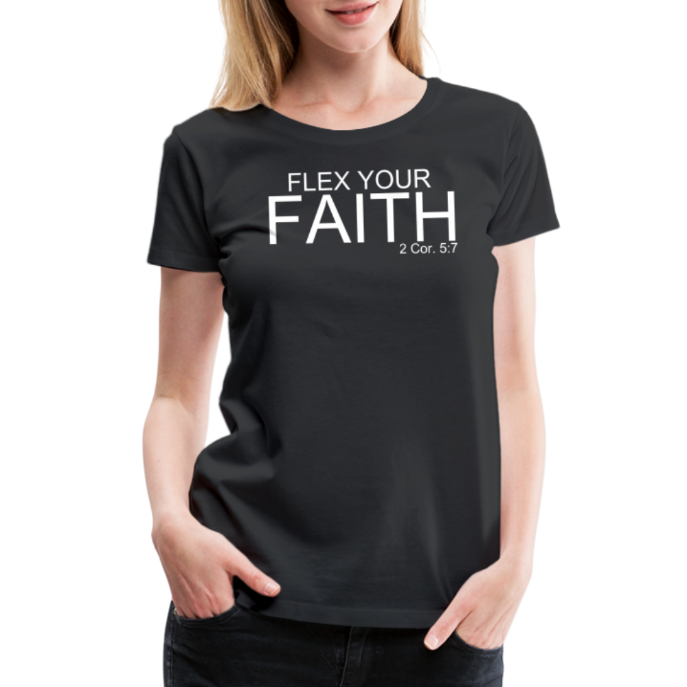Faith Flex Women’s Premium T-Shirt - black