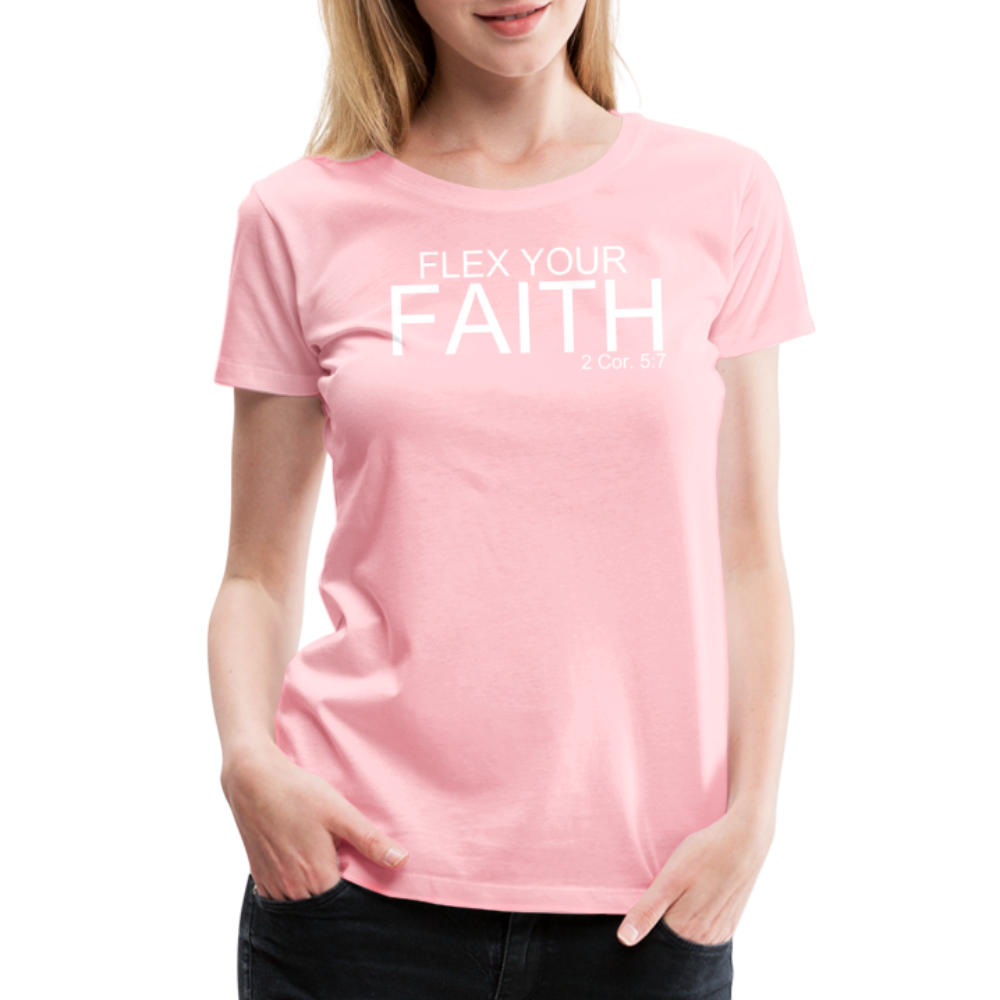 Faith Flex Women’s Premium T-Shirt - pink