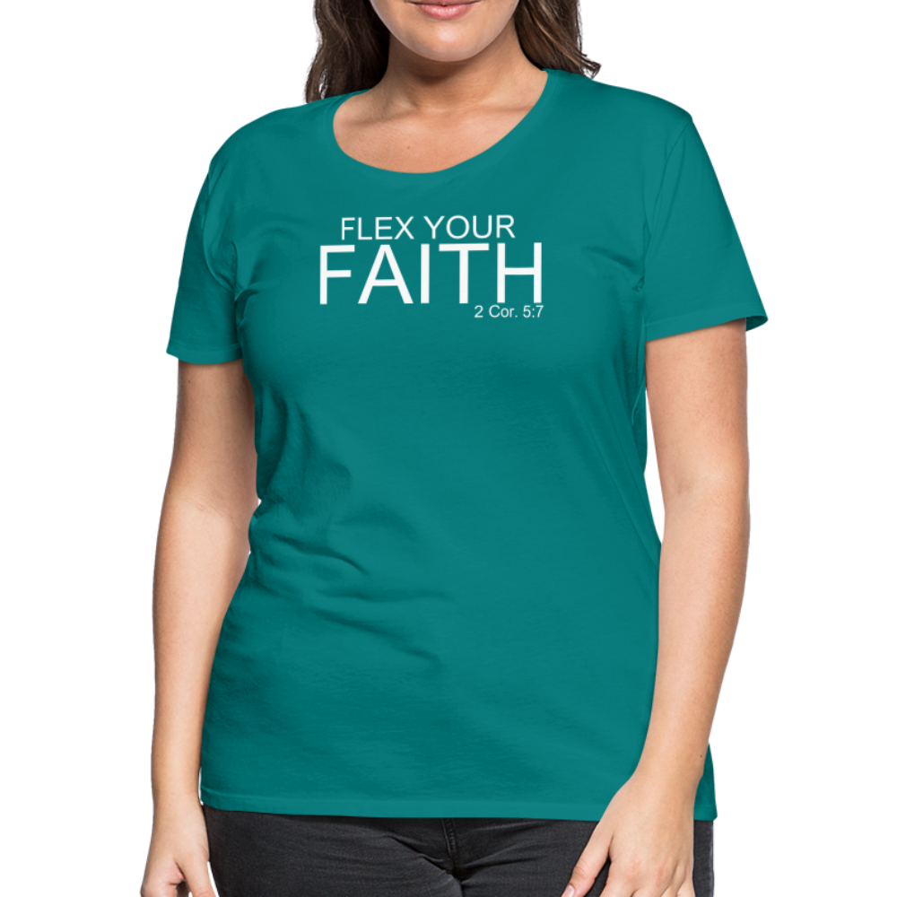 Faith Flex Women’s Premium T-Shirt - teal