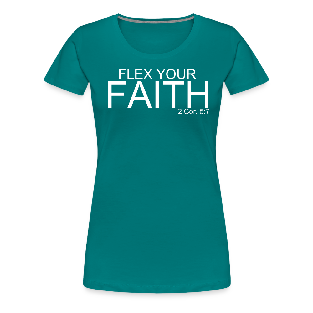 Faith Flex Women’s Premium T-Shirt - teal