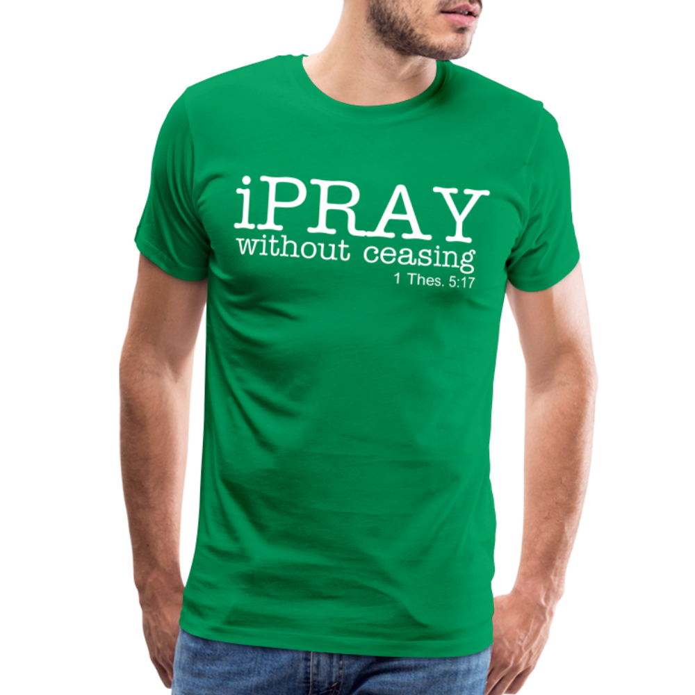 iPray Men's Premium T-Shirt - kelly green