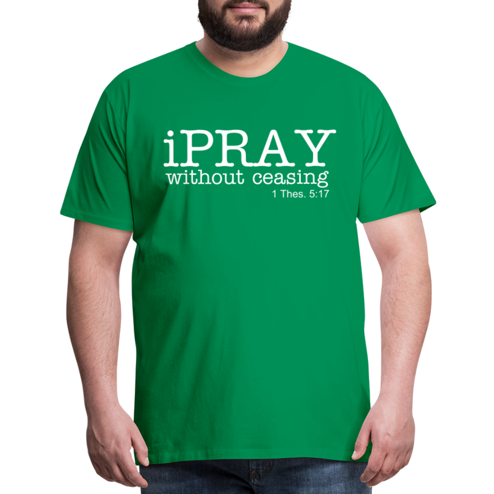 iPray Men's Premium T-Shirt - kelly green