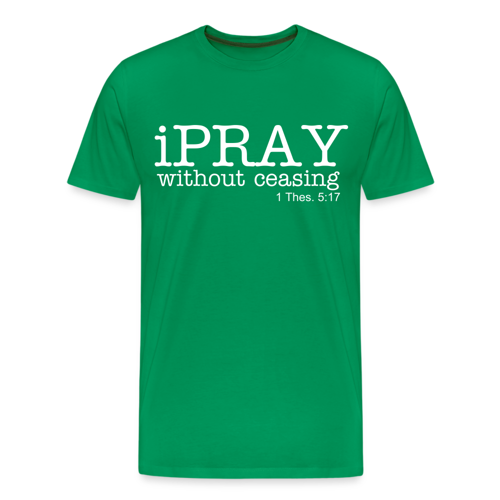 iPray Men's Premium T-Shirt - kelly green