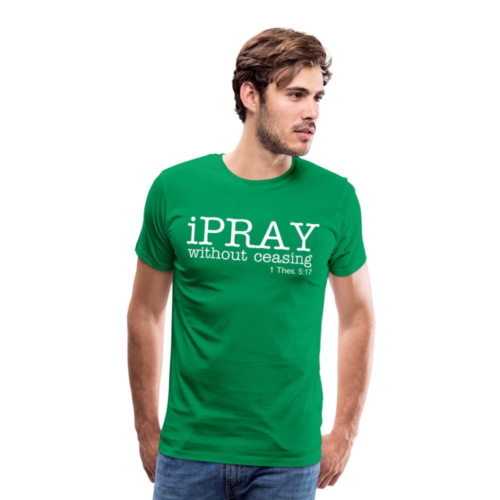 iPray Men's Premium T-Shirt - kelly green