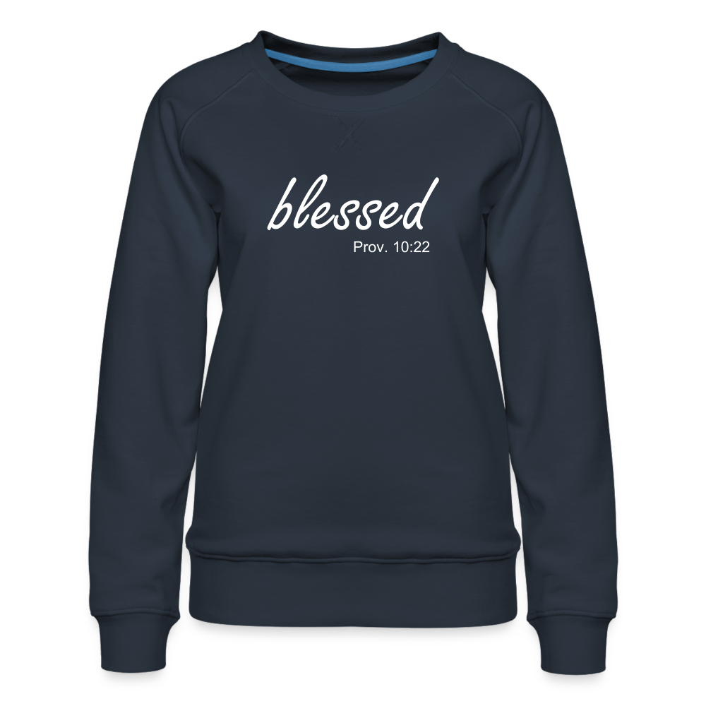 Blessed Women's Hoodie - navy