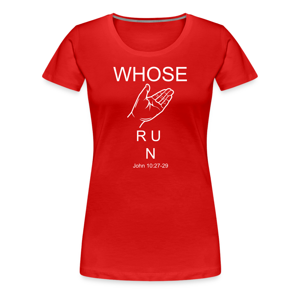 Whose Hand Women’s Premium T-Shirt - red