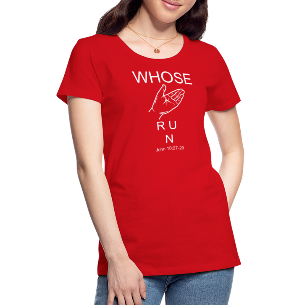 Whose Hand Women’s Premium T-Shirt - red