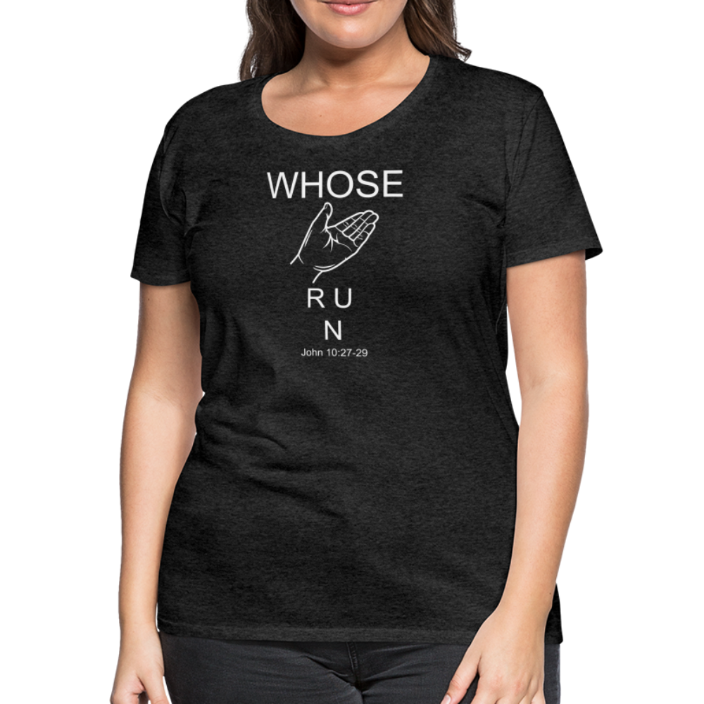 Whose Hand Women’s Premium T-Shirt - charcoal grey