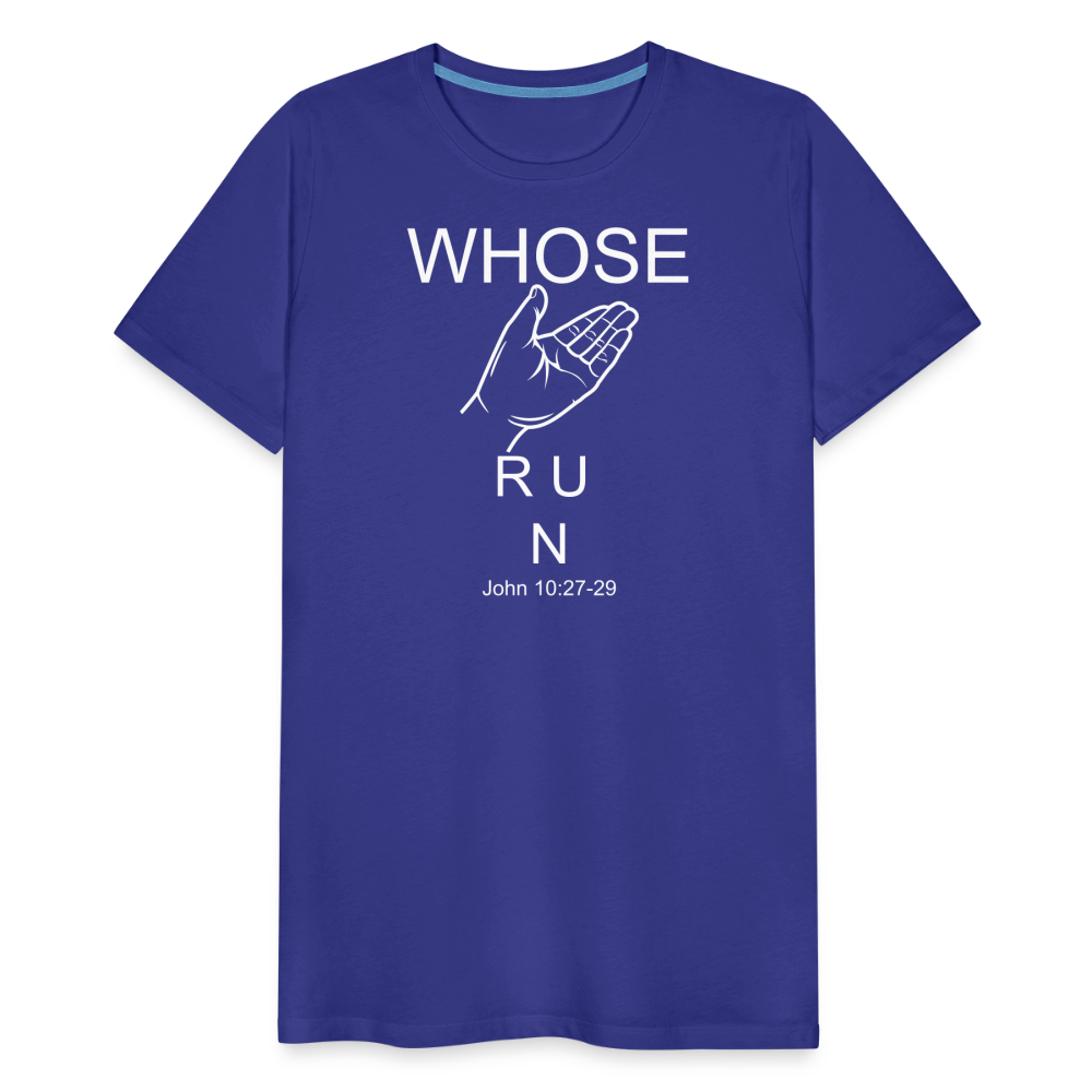 Whose Hand Men's Premium T-Shirt - royal blue