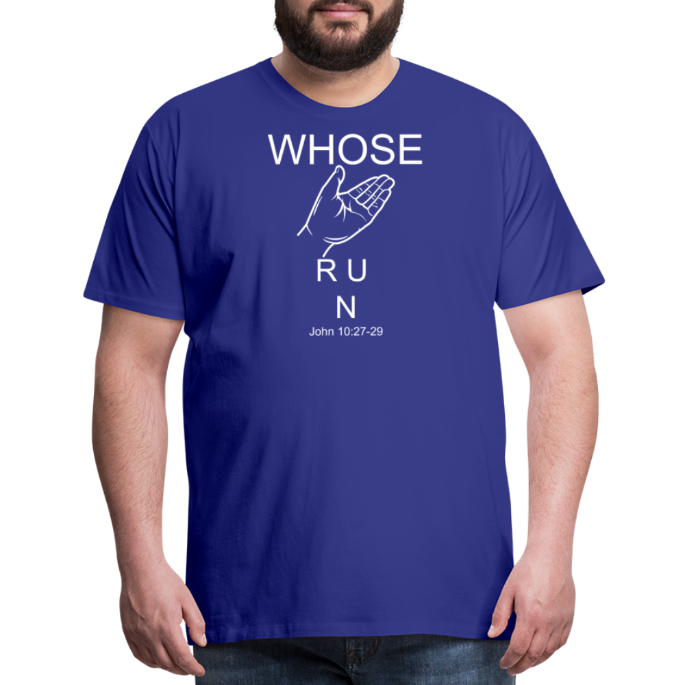 Whose Hand Men's Premium T-Shirt - royal blue