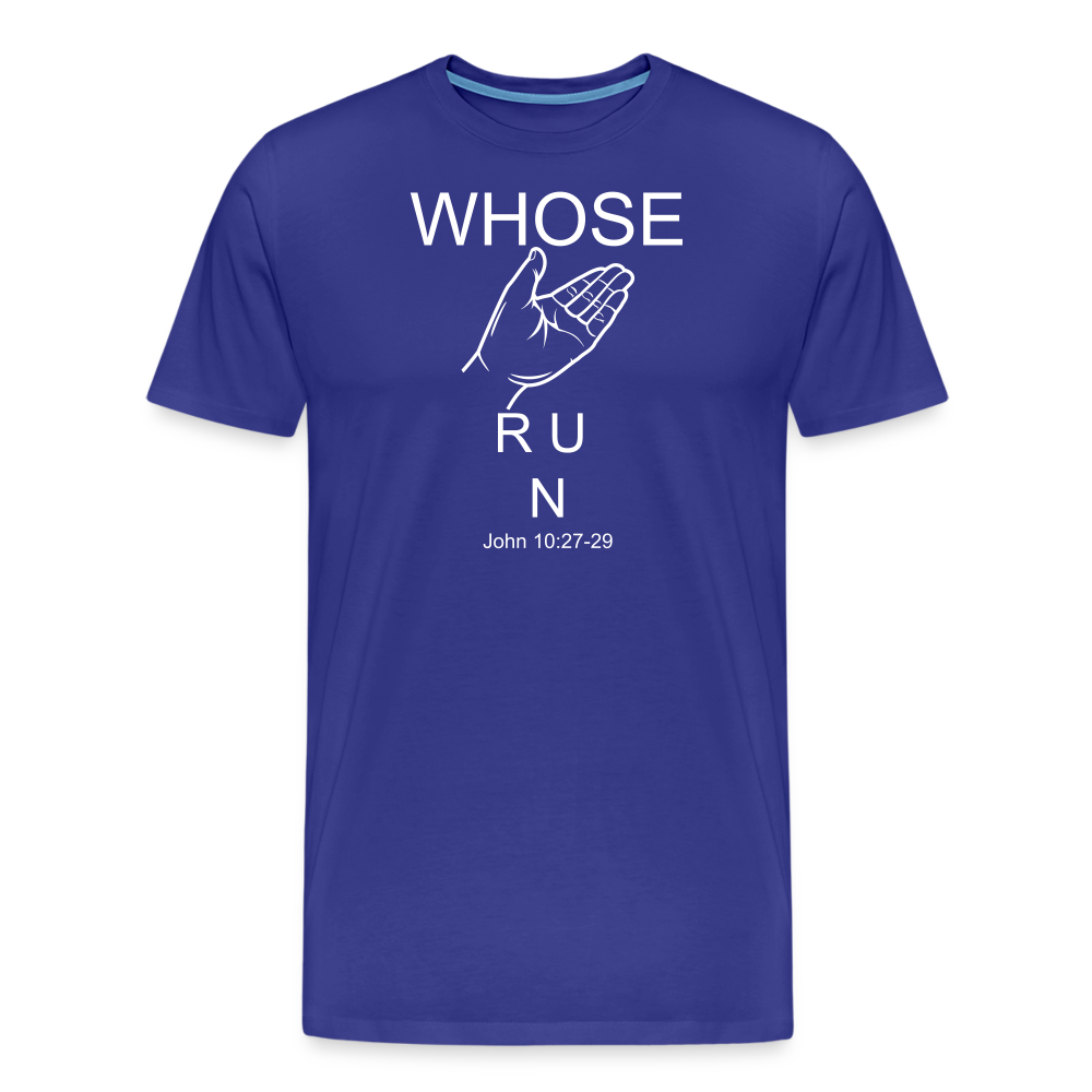 Whose Hand Men's Premium T-Shirt - royal blue
