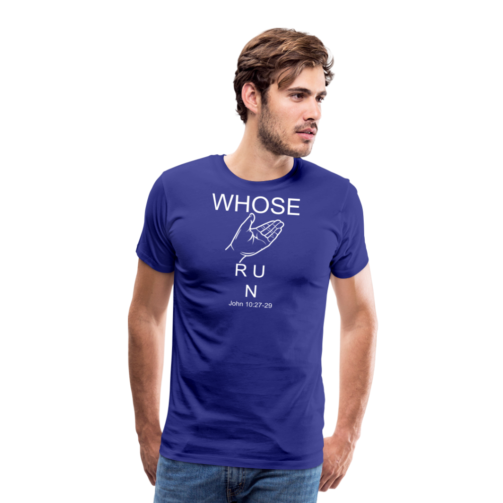 Whose Hand Men's Premium T-Shirt - royal blue