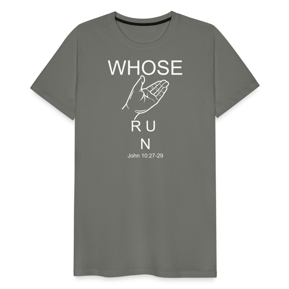 Whose Hand Men's Premium T-Shirt - asphalt gray