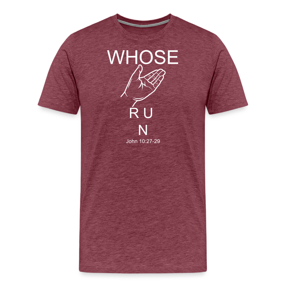 Whose Hand Men's Premium T-Shirt - heather burgundy