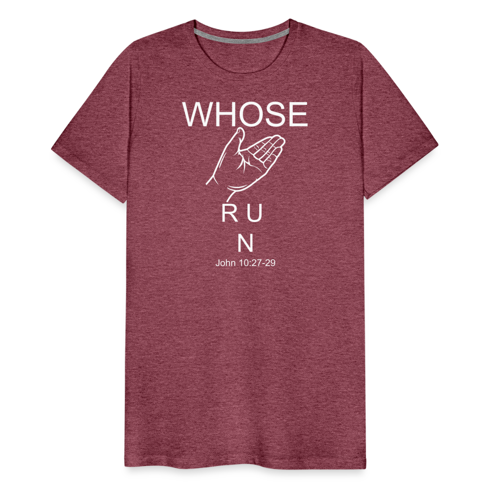 Whose Hand Men's Premium T-Shirt - heather burgundy