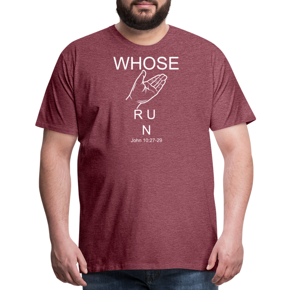 Whose Hand Men's Premium T-Shirt - heather burgundy